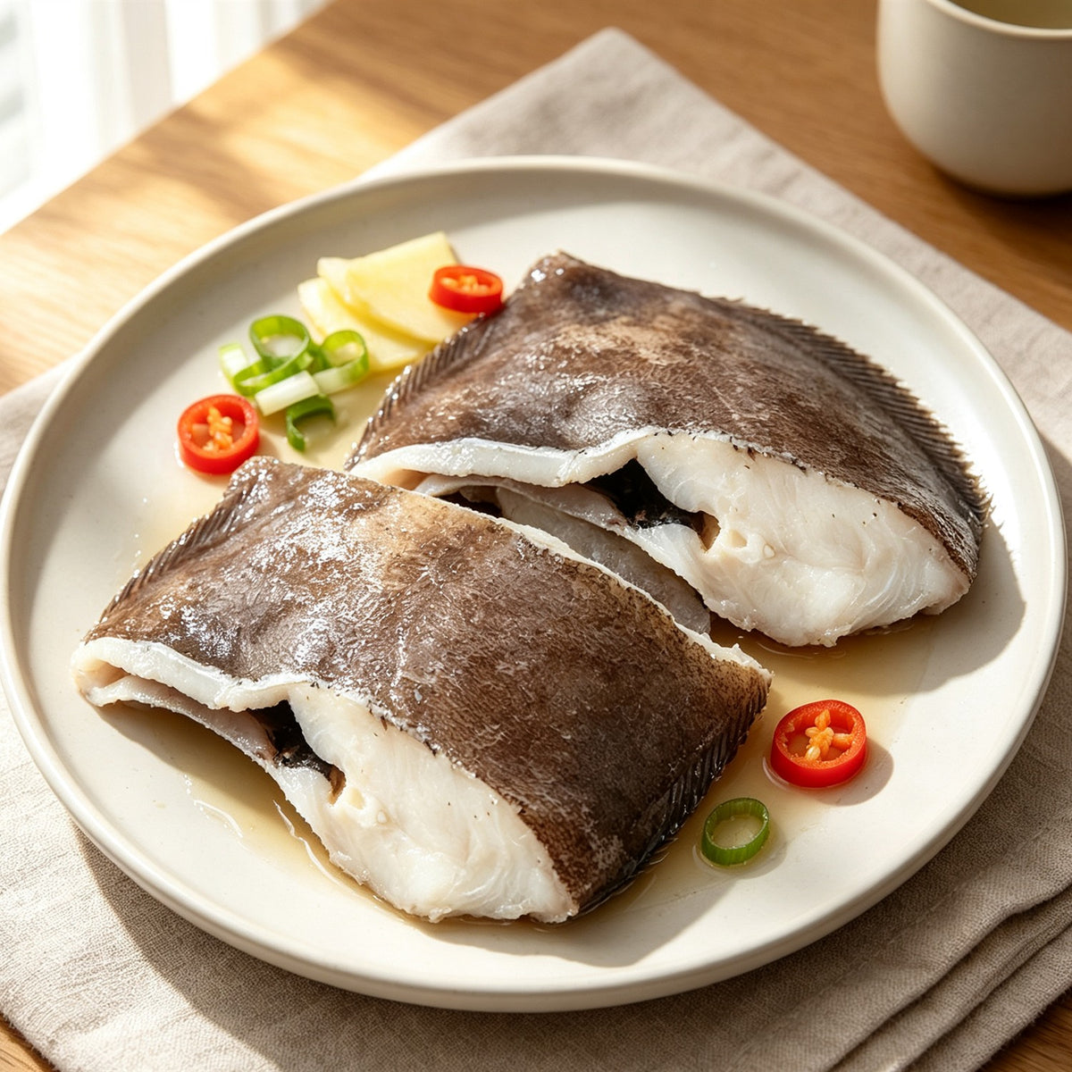 Premium Fresh Skin-On Flounder Fillets