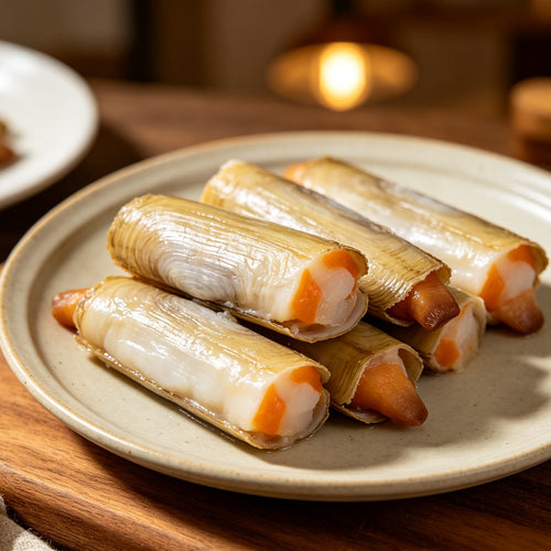 Fresh Razor Clams in Shell
