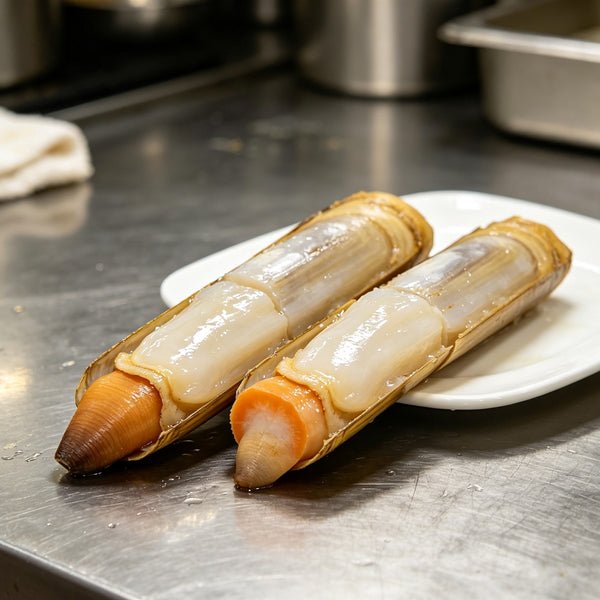 Fresh-Frozen Razor Clams in Shell