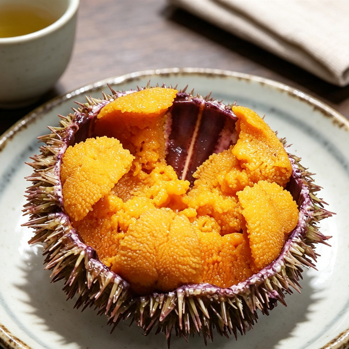 Fresh Sea Urchin with Roe
